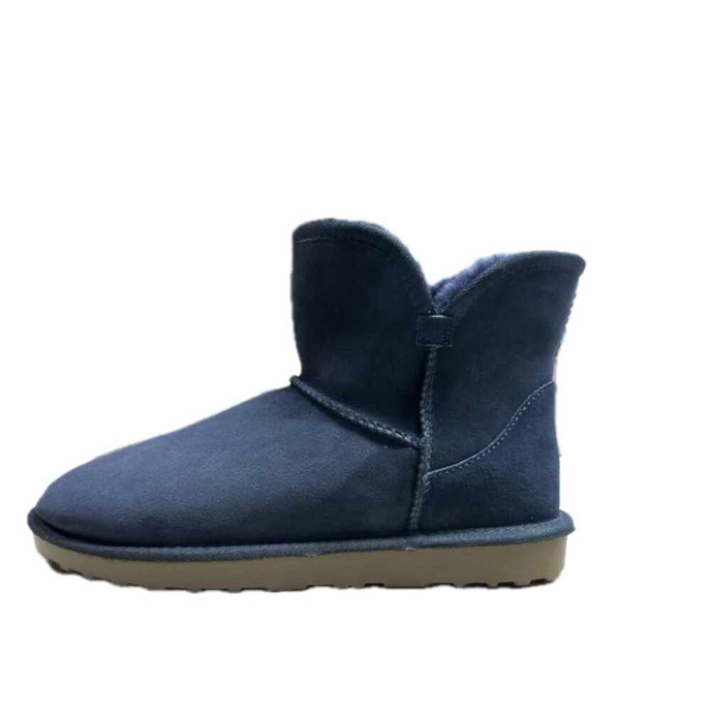 NEW! Kirkland Signature Ladies' Genuine Australia Sheepskin Short Boots Navy